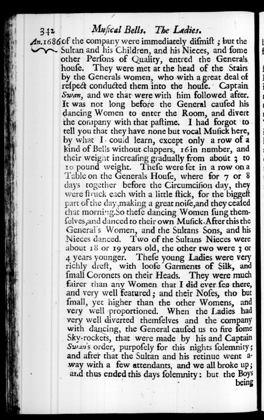 Page 342 screenshot of the book A New Voyage Round the World by William Dampier (1697 Edition).